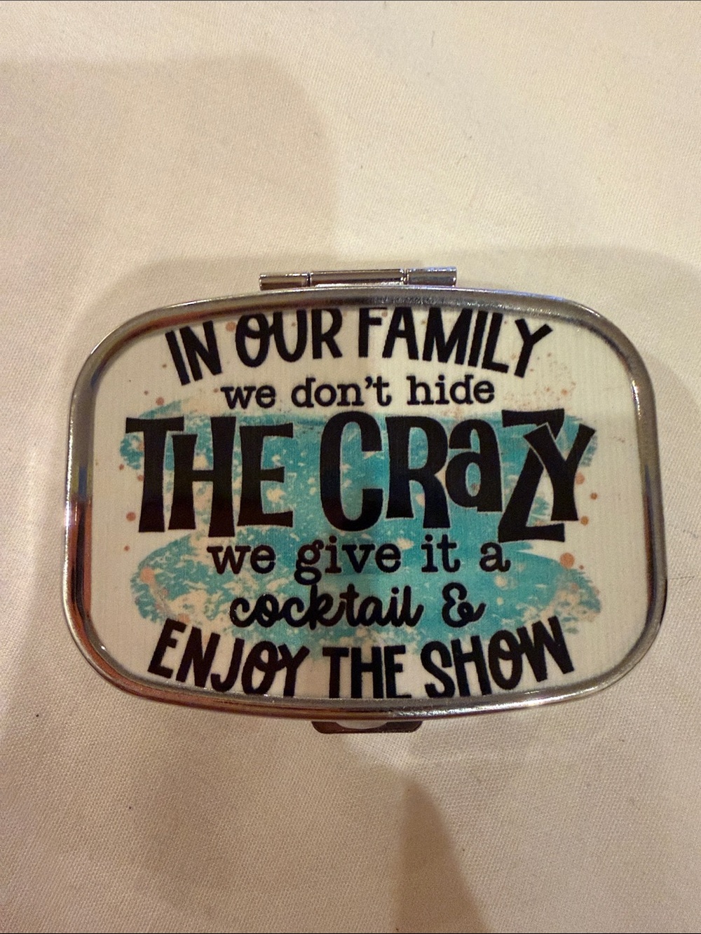 Metal Pill Case Organizer - Assorted Color Designs - Picture 14 of 15